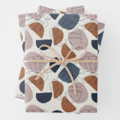 Abstrakt Monstera Geschenkpapier Set (Beispiel)