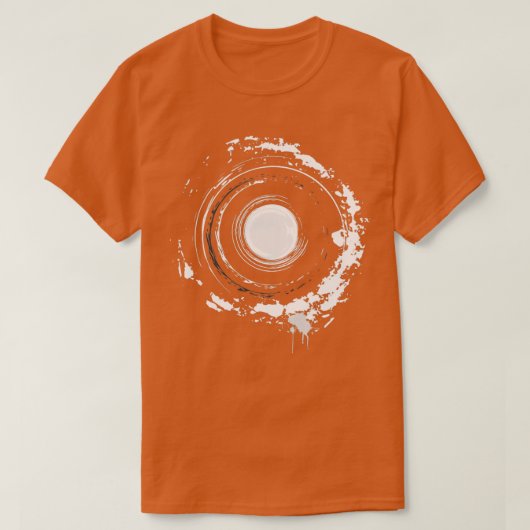 Abstrakt Moon Art Motive T-Shirt (Design vorne)