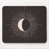 Abstrakt Moon Burst Eclipse Mousepad (Vorne)