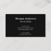 Abstrakt Moon Phase Gold Spirituelle Energie Heile Visitenkarte (Rückseite)