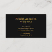 Abstrakt Moon Phase Gold Spirituelle Energie Heile Visitenkarte (Rückseite)