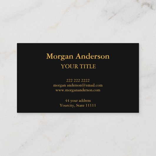 Abstrakt Moon Phase Gold Spirituelle Energie Heile Visitenkarte (Rückseite)