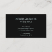 Abstrakt Moon Phase Spirituelle Energie Heiler Visitenkarte (Rückseite)