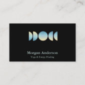 Abstrakt Moon Phase Spirituelle Energie Heiler Visitenkarte (Vorderseite)