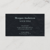 Abstrakt Moon Phase Spirituelle Energie Heiler Visitenkarte (Rückseite)