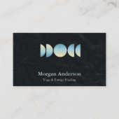 Abstrakt Moon Phase Spirituelle Energie Heiler Visitenkarte (Vorderseite)