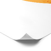 Abstrakt Moon Phones Warmfarben Plakatdruck Poster (Ecke)