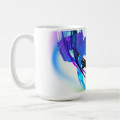 Abstrakt Morning Glory Paint Spritzers Kaffeetasse (Links)