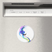 Abstrakt Morning Glory Paint Spritzers Magnet (In Situ (Geschirrspüler))