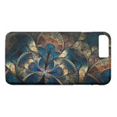 Abstrakt Mosaik Blues iPhone 7 Pluss Case-Mate iPhone Hülle (Rückseite (Horizontal))