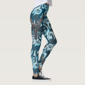 Abstrakt Moth Leggings (Rechts)