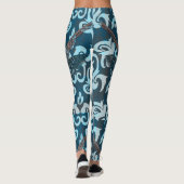 Abstrakt Moth Leggings (Rückseite)