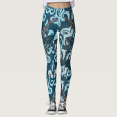Abstrakt Moth Leggings (Vorderseite)