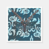Abstrakt Moth Napkins Serviette (Vorderseite)