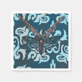 Abstrakt Moth Napkins Serviette