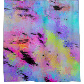 Abstrakt mottles Multicolor Duschvorhang (Vorderseite)
