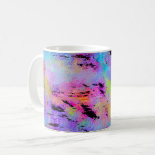Abstrakt mottles Multicolor Kaffeetasse