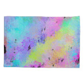 Abstrakt mottles Multicolor Kissenbezug (Rückseite-Links)