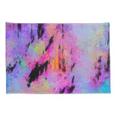 Abstrakt mottles Multicolor Kissenbezug (Rückseite-Rechts)