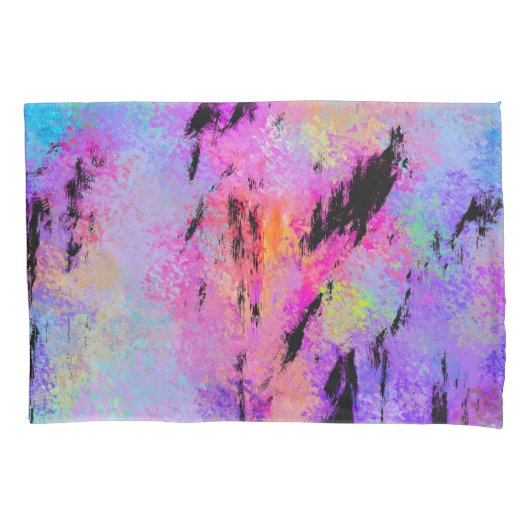 Abstrakt mottles Multicolor Kissenbezug (Vorderseite-Links)