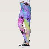 Abstrakt mottles Multicolor Leggings (Links)