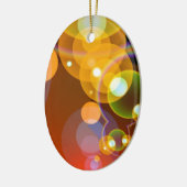 Abstrakt Multicolor Len Flare Keramik Ornament (Links)