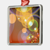 Abstrakt Multicolor Len Flare Ornament Aus Metall (Links)