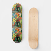 ABSTRAKT MUSIK SKATEBOARD (Vorderseite)