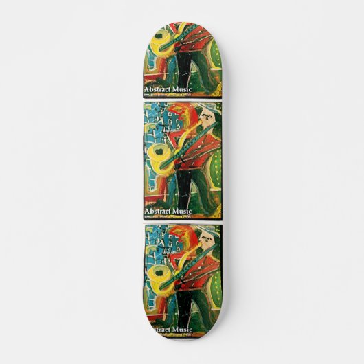ABSTRAKT MUSIK SKATEBOARD (Vorne)