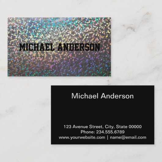 Abstrakt, Muster, modern Visitenkarte (Vorne/Hinten)