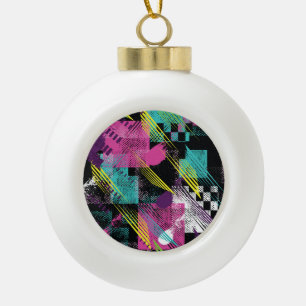 Abstrakt nahtlos, Mädchen Jungs Mode, bunt. Keramik Kugel-Ornament