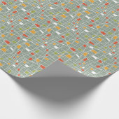 Abstrakt Nahtlos: Modernes Musterdesign. Geschenkpapier (Ecke)