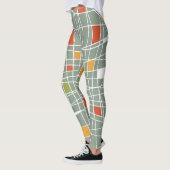 Abstrakt Nahtlos: Modernes Musterdesign. Leggings (Links)
