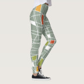 Abstrakt Nahtlos: Modernes Musterdesign. Leggings (Rechts)