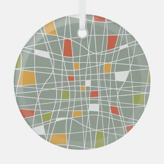 Abstrakt Nahtlos: Modernes Musterdesign. Ornament Aus Glas (Vorderseite)