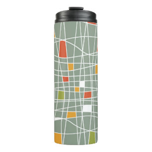 Abstrakt Nahtlos: Modernes Musterdesign. Thermosbecher