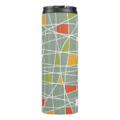 Abstrakt Nahtlos: Modernes Musterdesign. Thermosbecher (Rückseite)