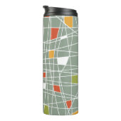 Abstrakt Nahtlos: Modernes Musterdesign. Thermosbecher (Nach rechts gedreht)