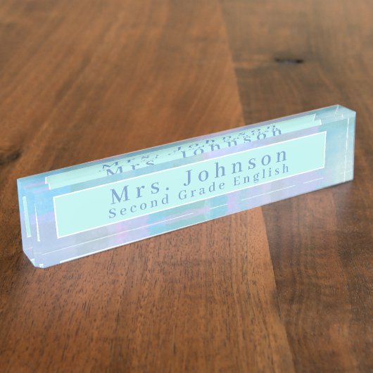 Abstrakt Namensplakette (Seite)