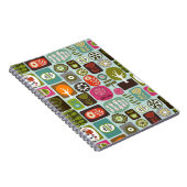 Abstrakt-Natur-Icons-Notebook Notizblock (Rechte Seite)