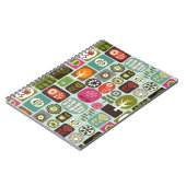Abstrakt-Natur-Icons-Notebook Notizblock (Linke Seite)