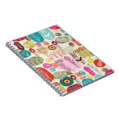Abstrakt-Natur-Icons-Notebook Notizblock (Rechte Seite)