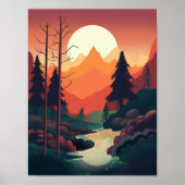 Abstrakt Nature Moderne Wand-Poster Poster (Vorne)