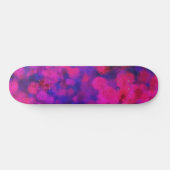 Abstrakt Neon Fuzz Skateboard (Horizontal)