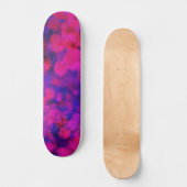 Abstrakt Neon Fuzz Skateboard (Vorderseite)