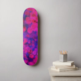 Abstrakt Neon Fuzz Skateboard