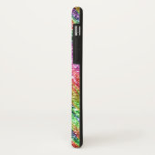 Abstrakt Neon Rainbow Funkelnd Glitzer Case-Mate iPhone Hülle (Hinten/Links)