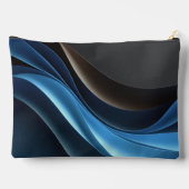 Abstrakt Night Sky Pouch Zubehörtasche (Rückseite)
