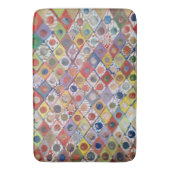 Abstrakt No 4 Spiel wie Kinder Malerei Badematte (Vorderseite Vertikal)