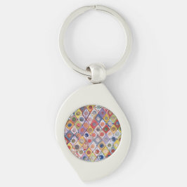 Abstrakt No 4 Spiel wie Kinder Malerei Schlüsselanhänger